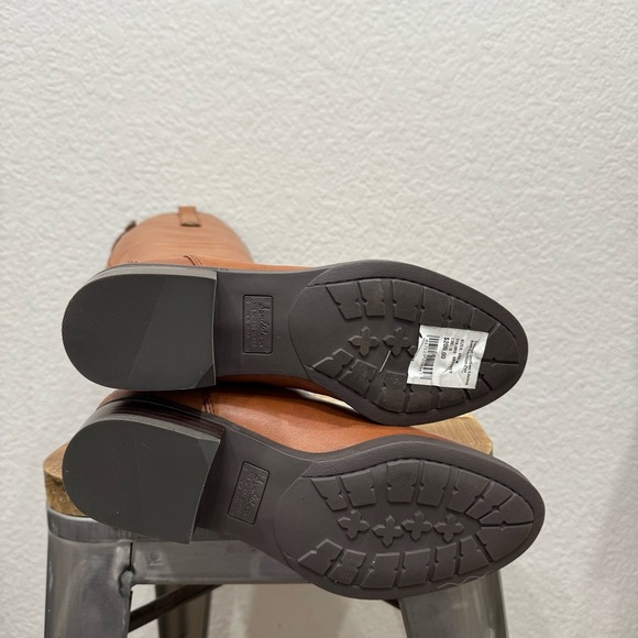 Sam Edelman Penny Brown Leather Riding Boots Size 6 - Picture 6 of 8